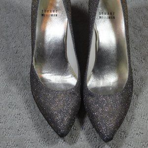 Stuart Weitzman Size 8 Pyrite Glitter Heels